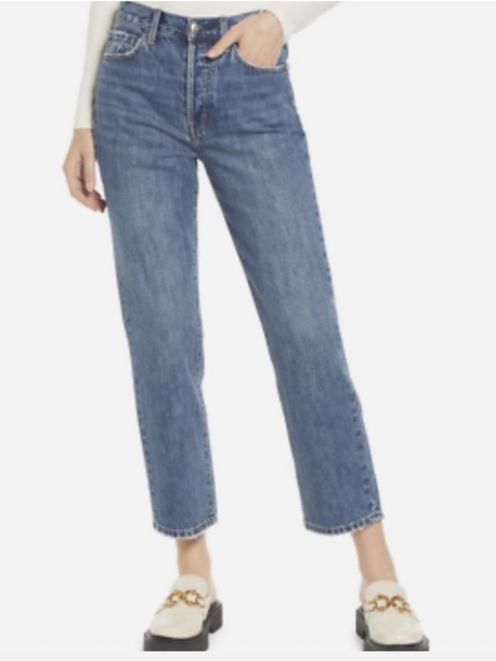 Pistola High Rise Straight Charlie Ankle Jean in Terrace Size 28